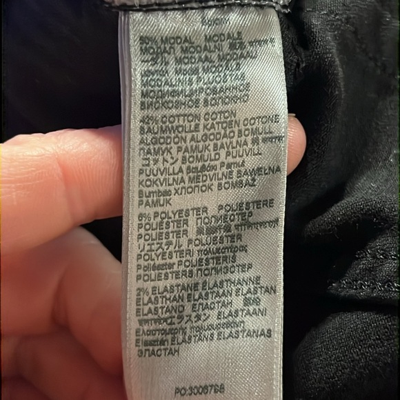 7 FOR ALL MANKIND The Ankle Skinny Jeans Women's 8P Black stretch streetwear Y2K - Picture 9 of 12